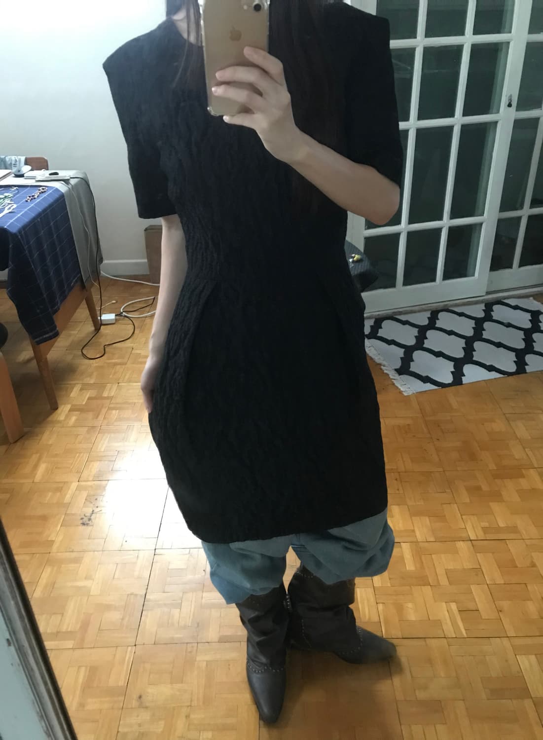vintage black one-piece 상품이미지3