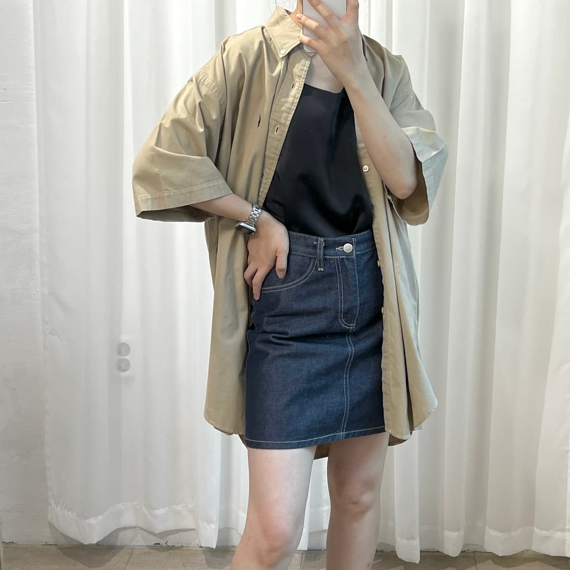 beige shirt 상품이미지9
