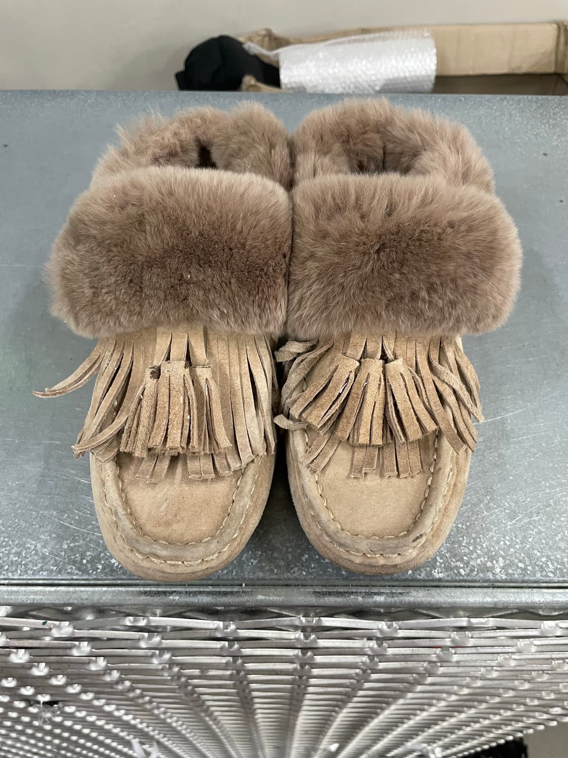 어그 오즈웨어 태슬 양털 모카신 220 상품이미지5