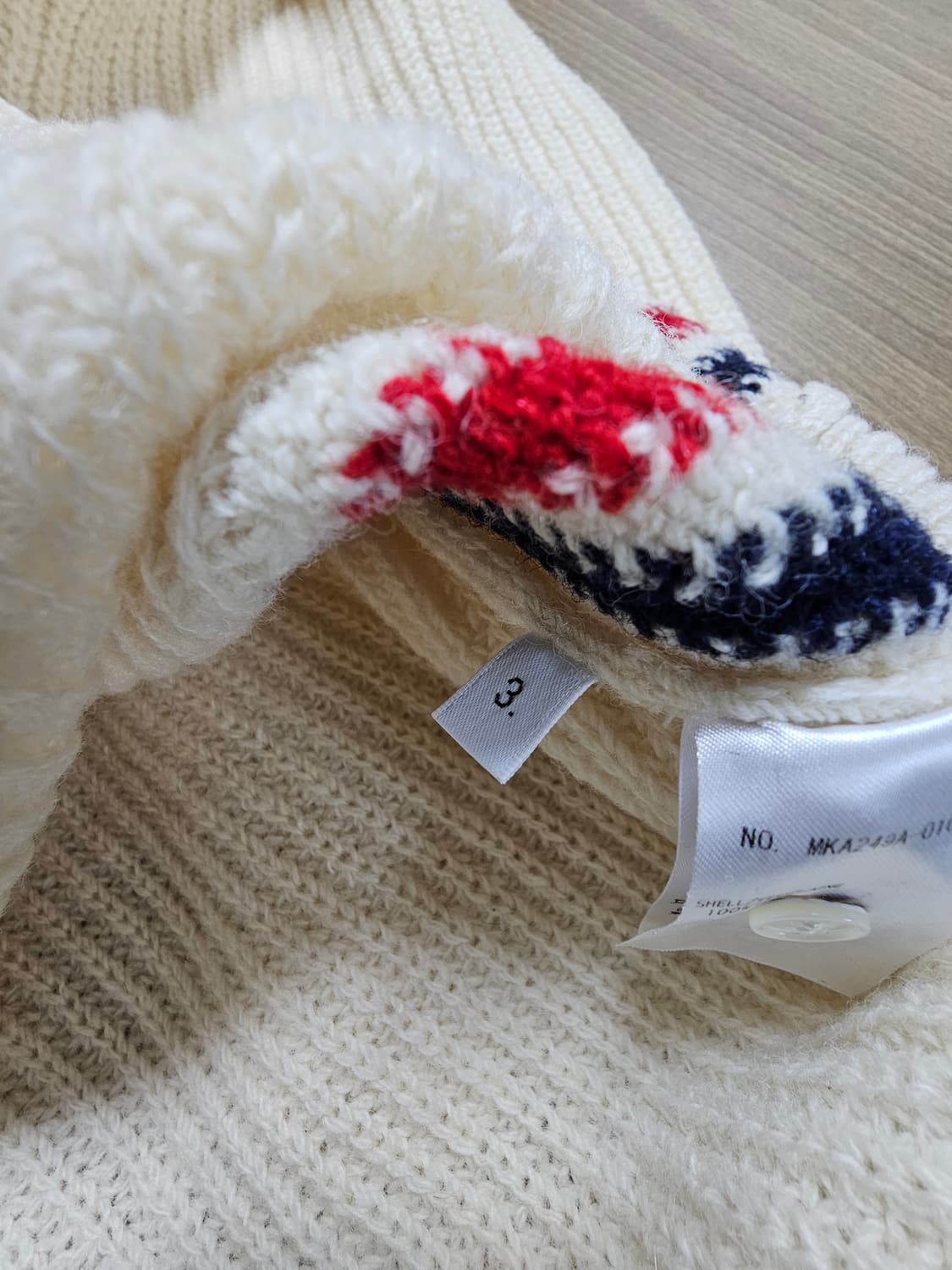 톰브라운 RWB 울 니트 스웨터 상품이미지5