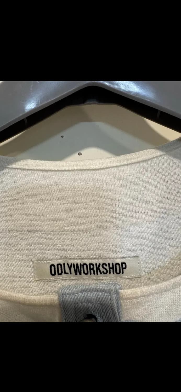 ODLYWORKSHOP 오들리워크샵 데님 하이브리브 탑 상품이미지4