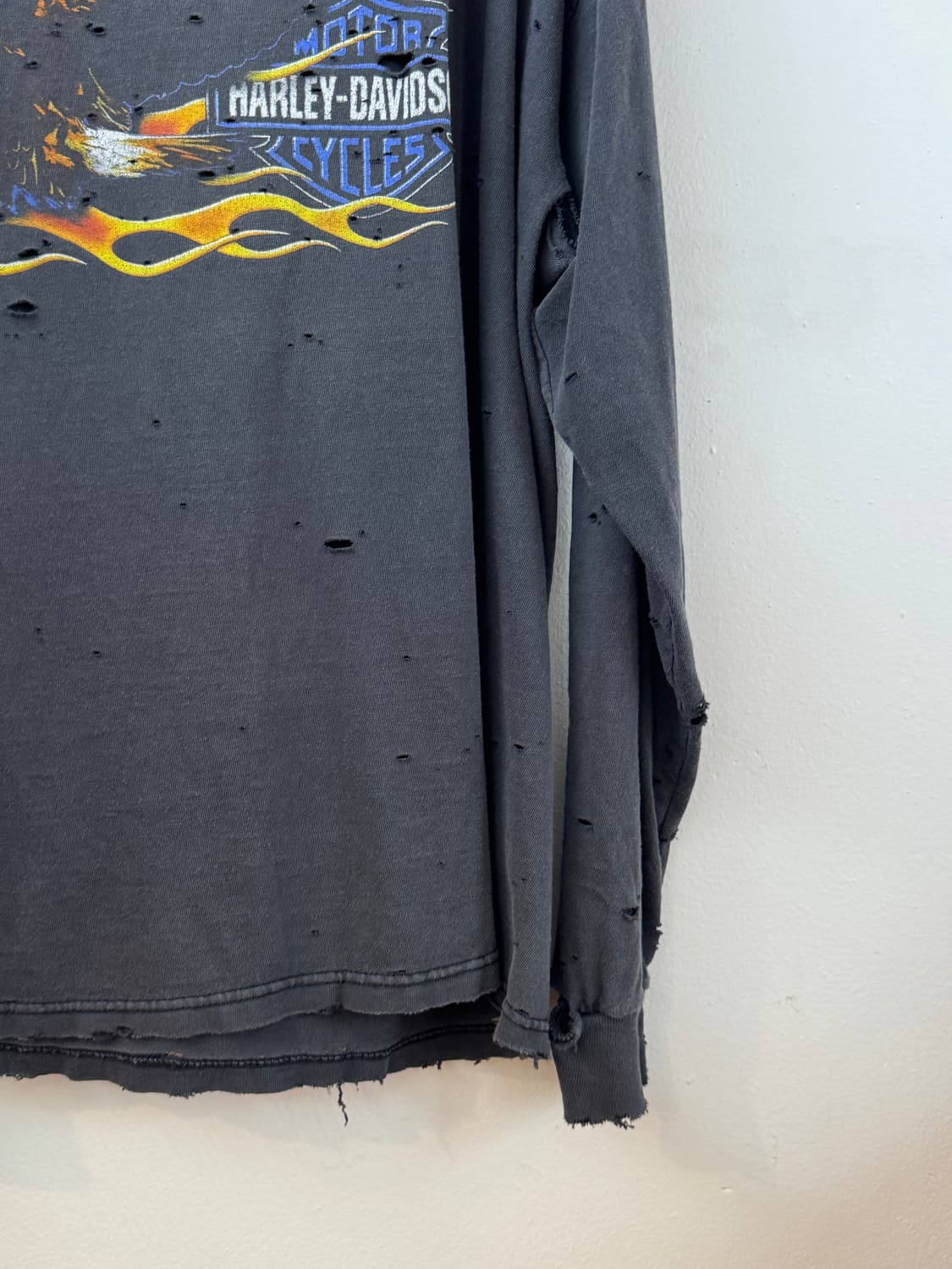 Harley davidson flame eagle faded long 상품이미지5