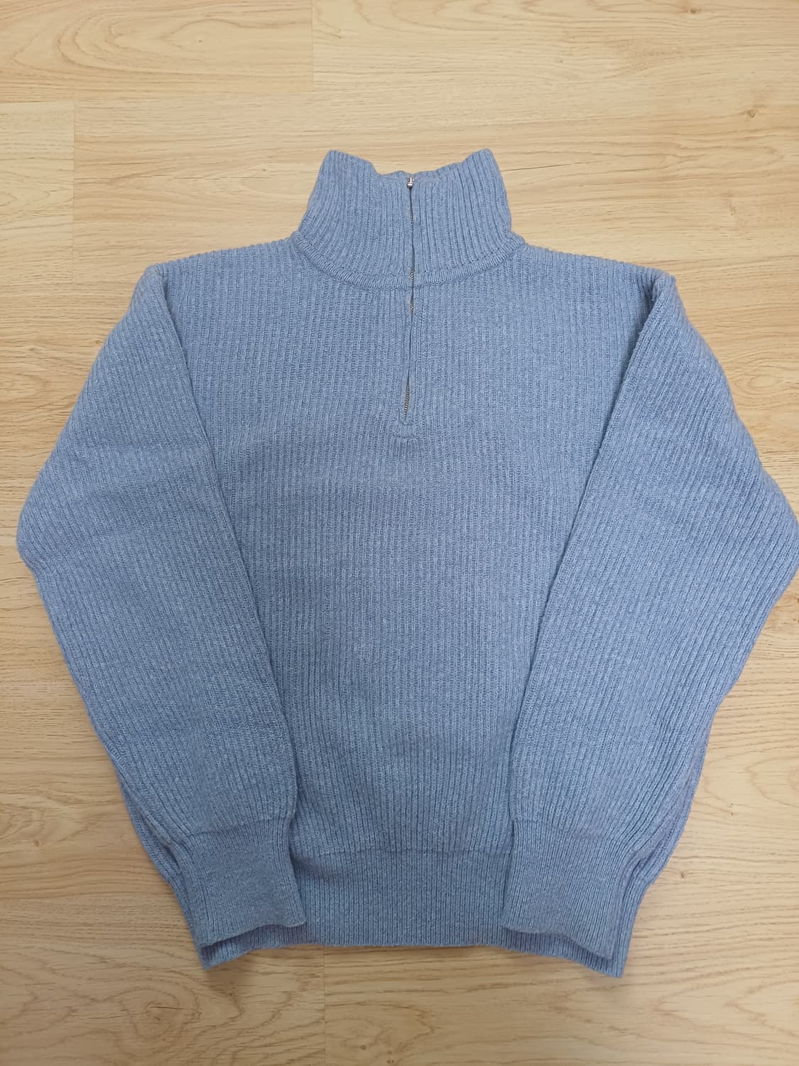 마티스 더 큐레이터 / 하프집업 니트 블루 / 2사이즈 상품이미지3