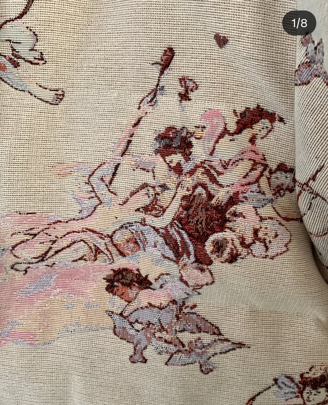 마블링 엔젤 자카드 패딩 푸퍼 상품이미지1