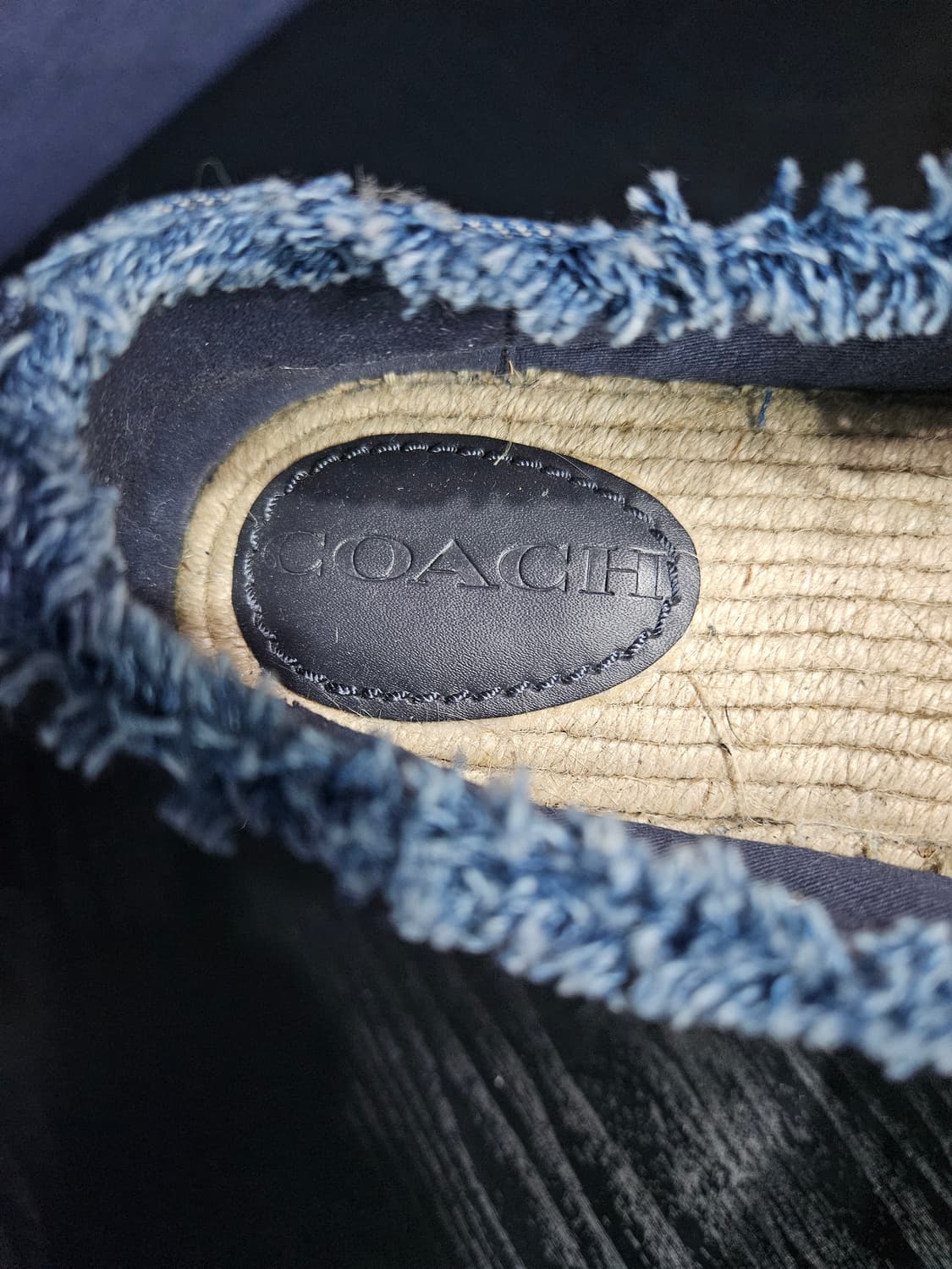 코치 에스파듀 블루 남성 발볼없는 260 슬립온  상품이미지4