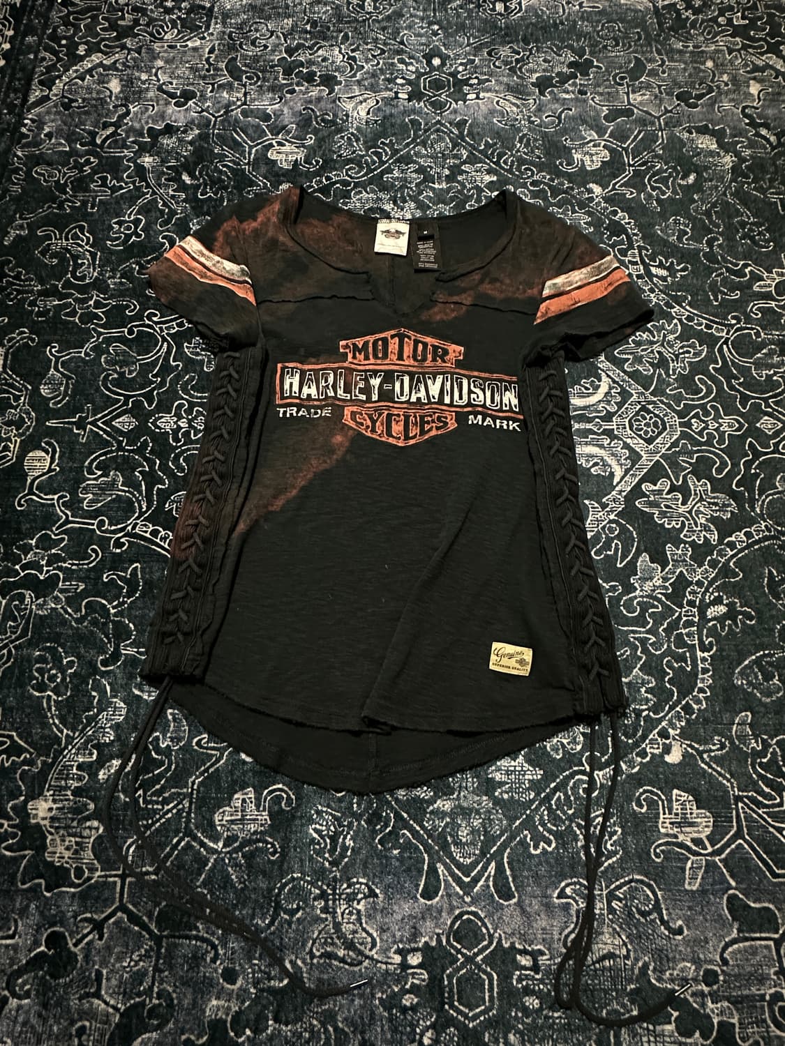 00s vintage lace up harley davidson t 상품이미지1
