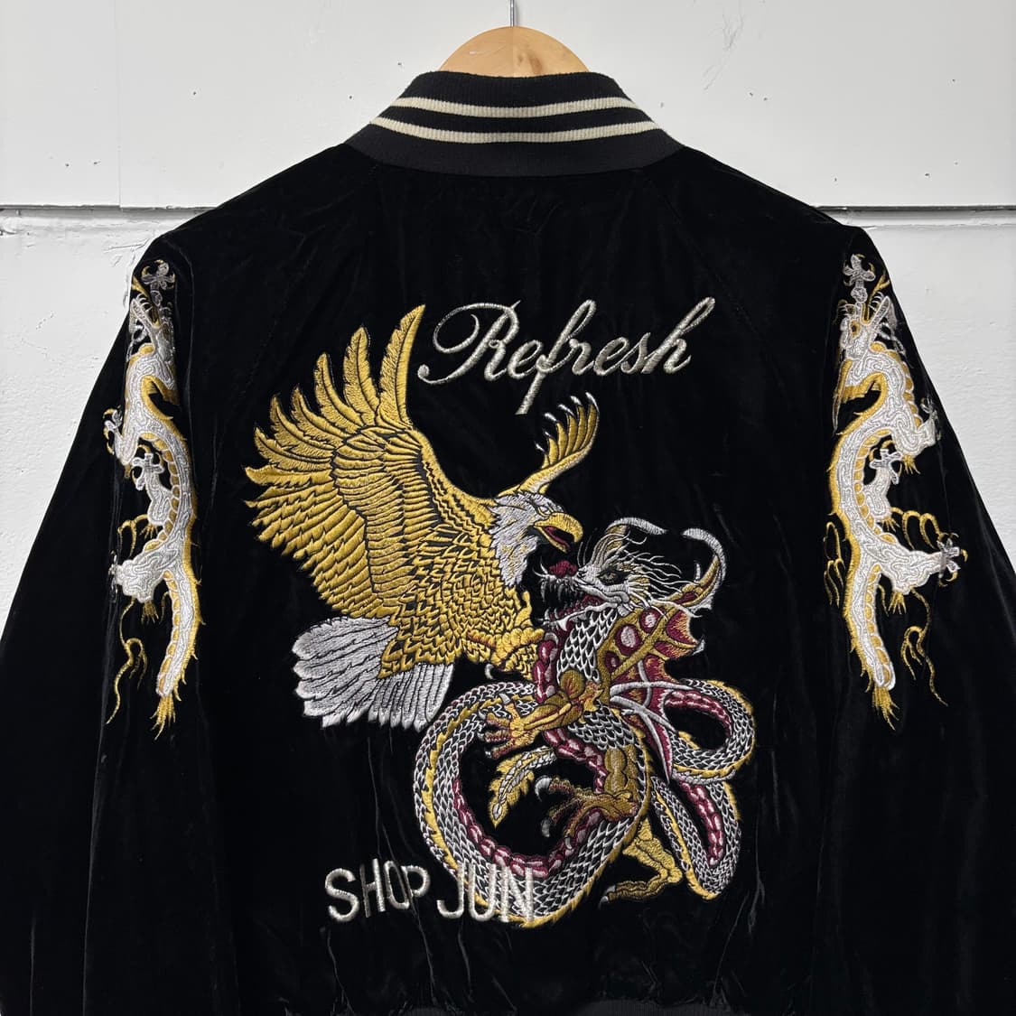 빈티지 우먼스 벨벳 스카잔 상품이미지4