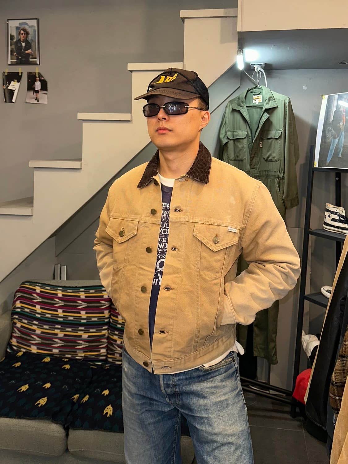 80’s Carhartt 68WJP 3-type work jacket 상품이미지2