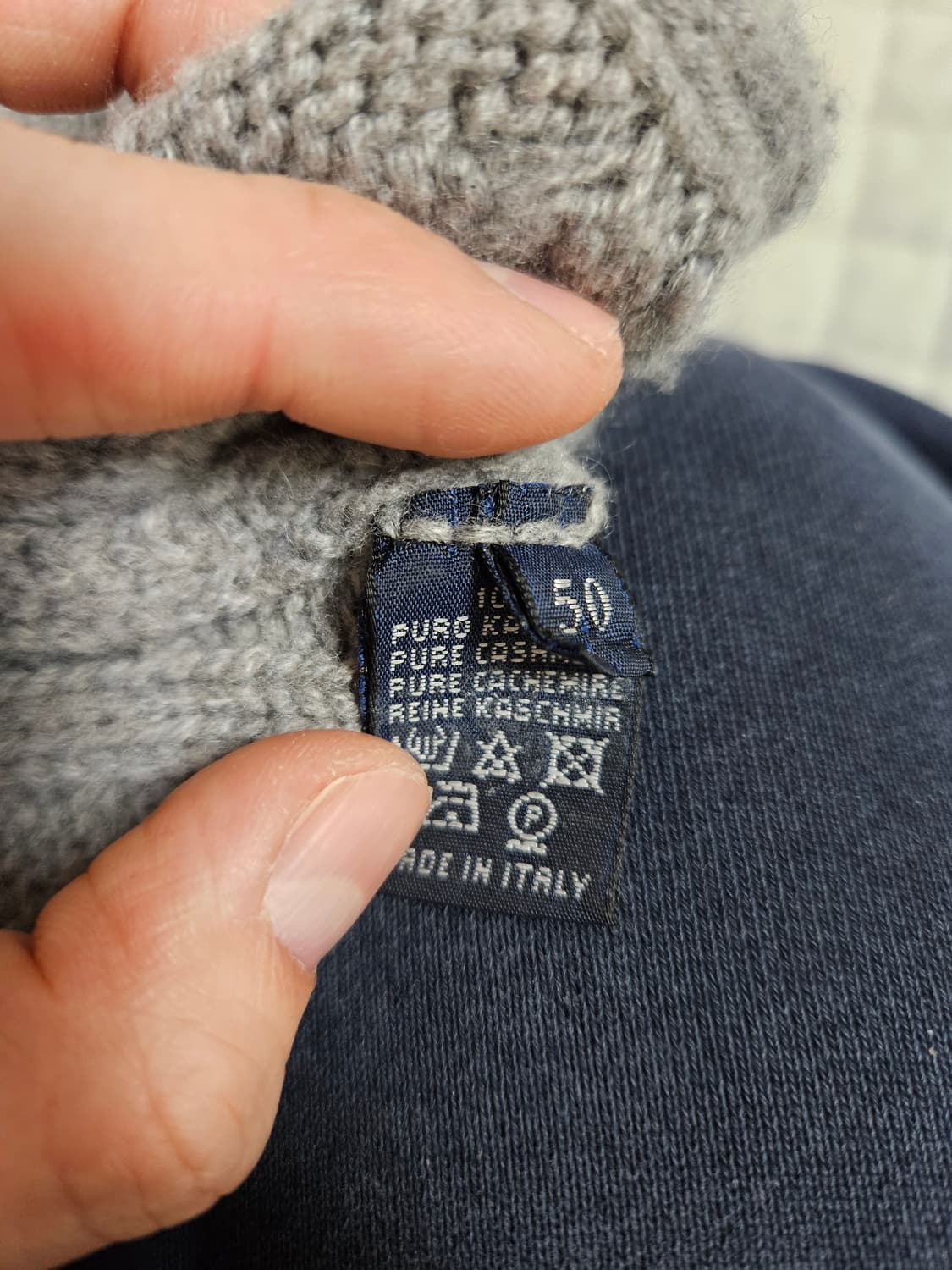 [50 size] 드루모어 헤비 캐시미어 100 터틀넥 drumohr 상품이미지5