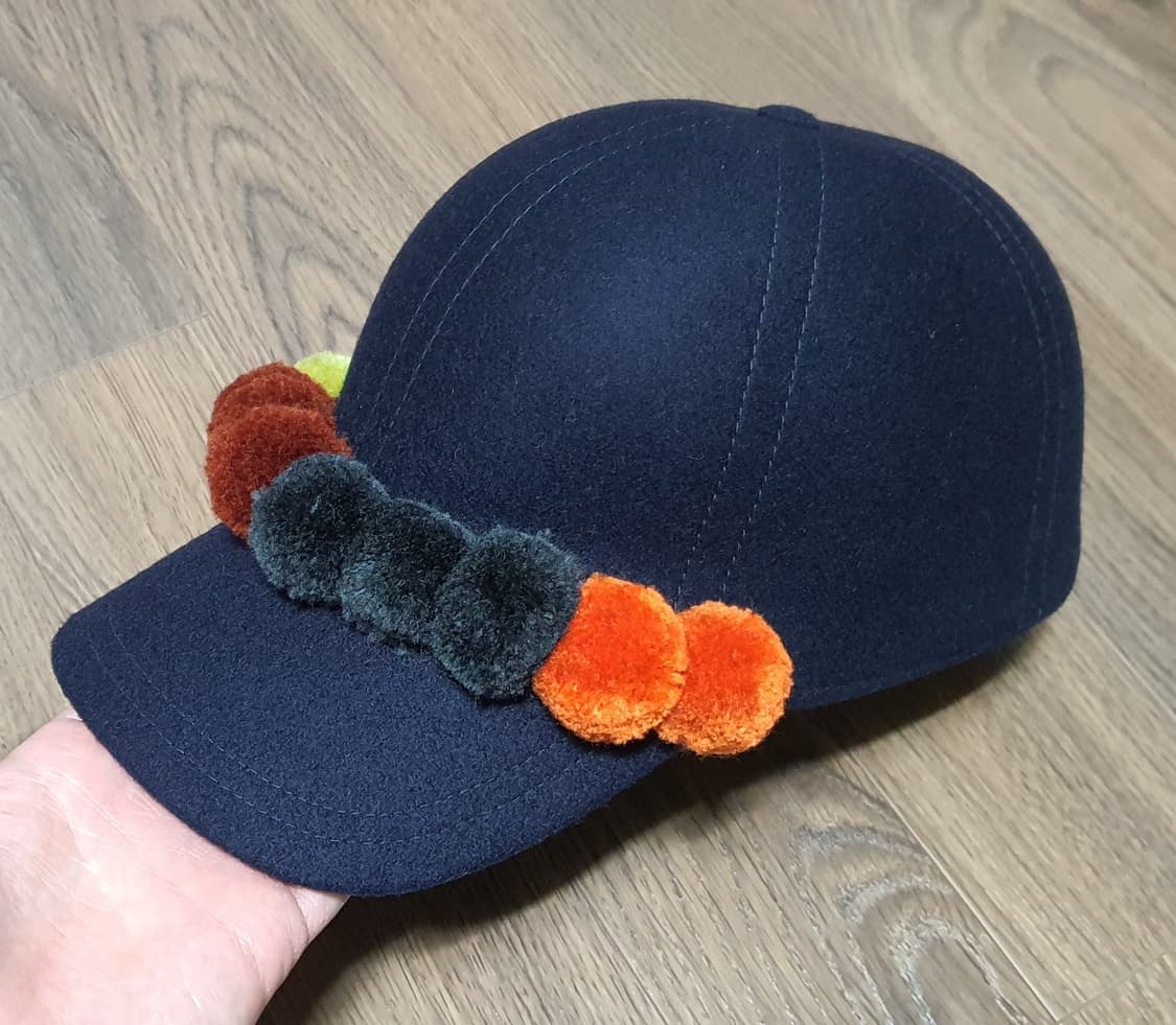 꼼데가르송 셔츠 폼폼 캡 모자 L 상품이미지4