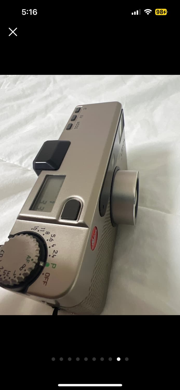 라이카 미니룩스 뱀피 필름 카메라 상품이미지9