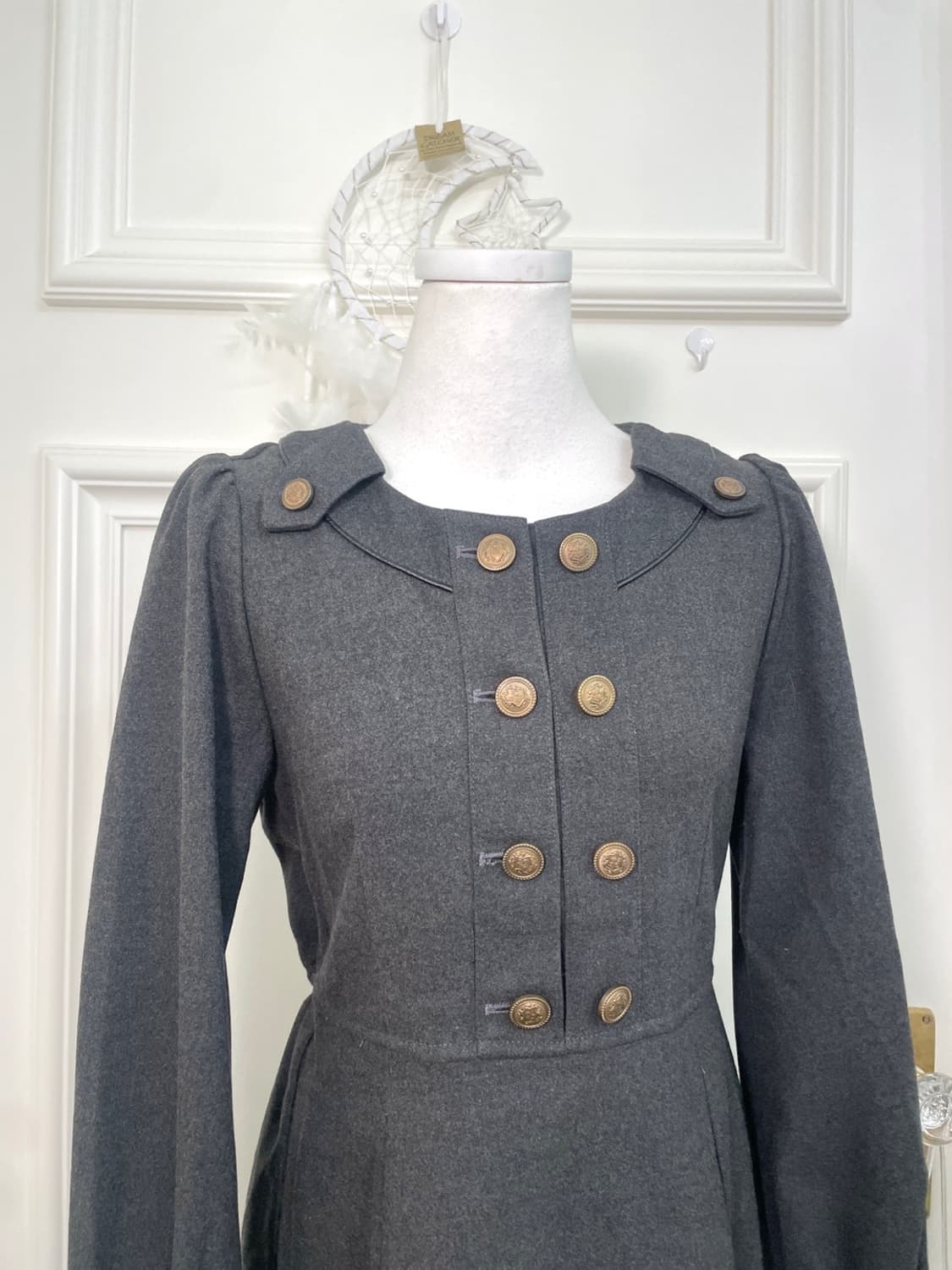 AXES FEMME POETIQUE charcoal button poin 상품이미지6