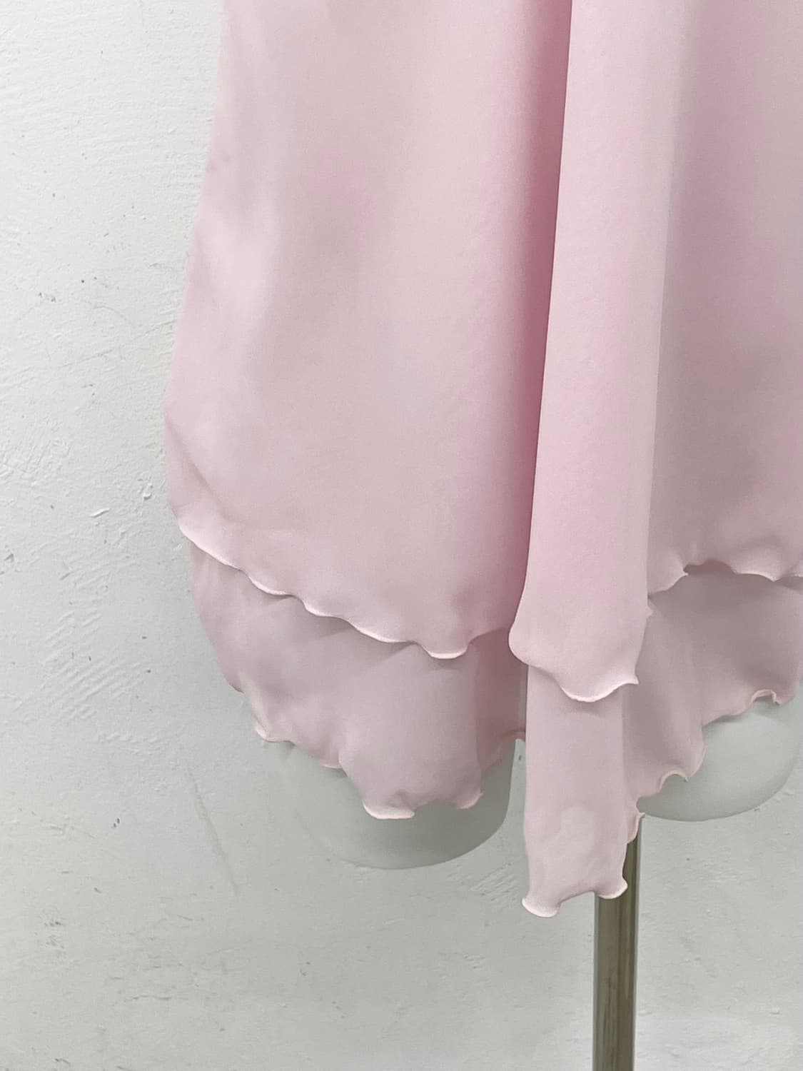 핑크 히메갸루 셔링 레이스 슬립 상품이미지3