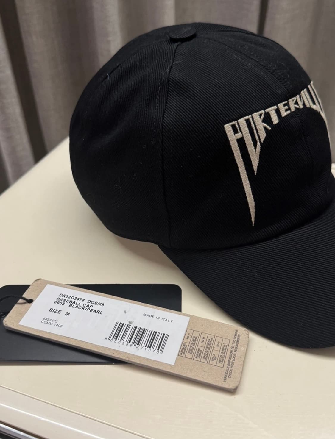 릭오웬스 포터빌 볼캡 블랙 M 새상품 상품이미지2
