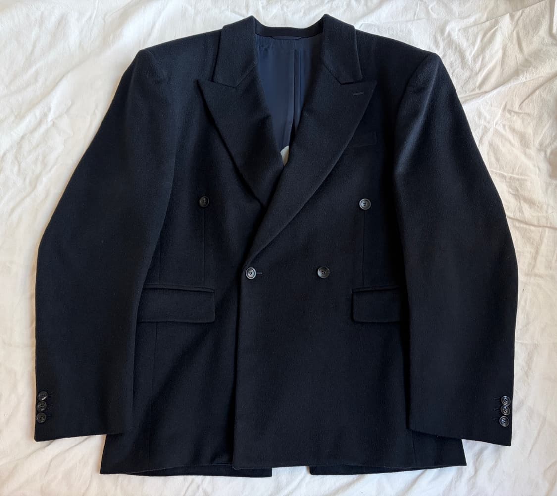 더블렛 24fw DOUBLET 온센 노렌 더블 브레스티드 울 블레이저 자 상품이미지9