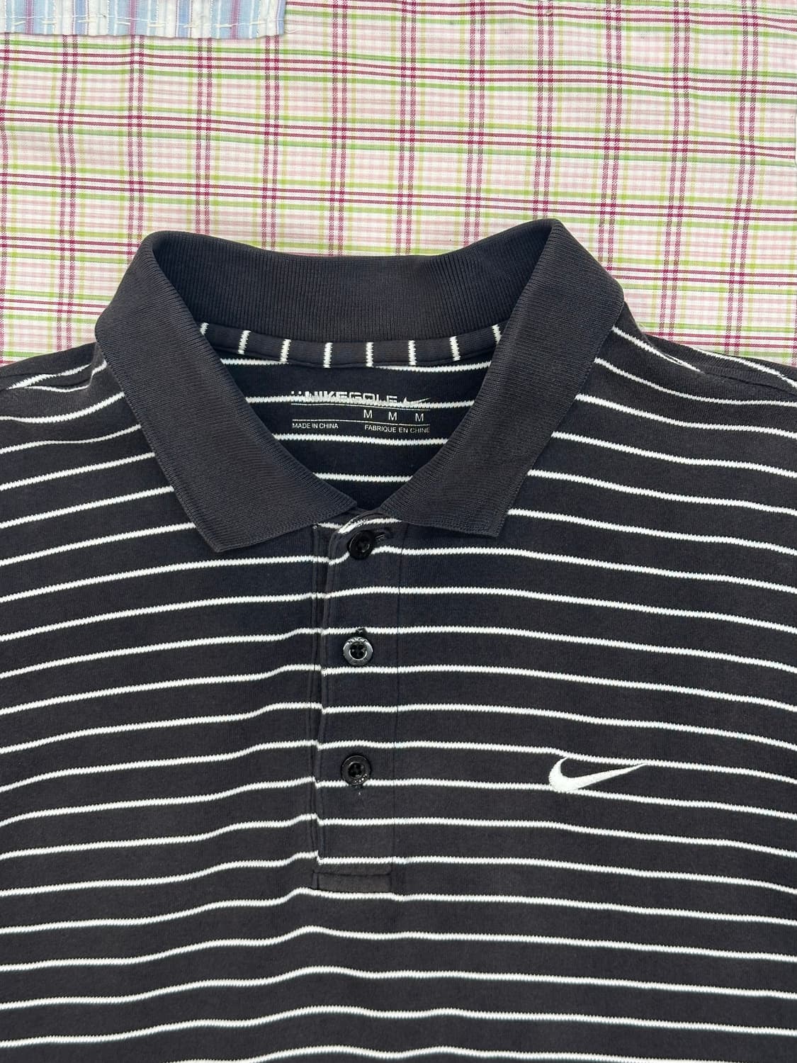 나이키 블랙 스트라이프 폴로 티셔츠  상품이미지6