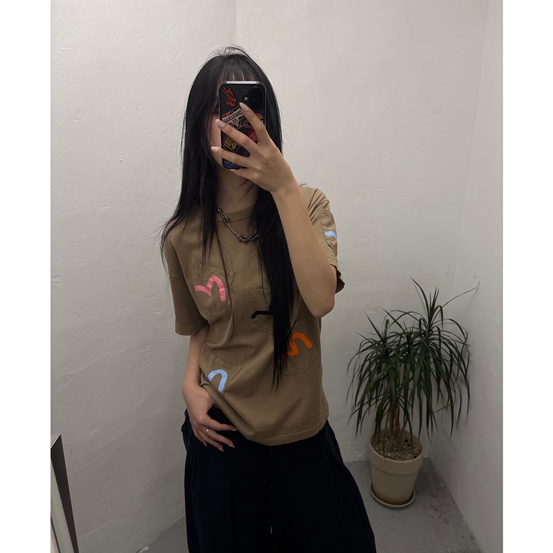 에비수 EVISU Multi Pocket Tee 상품이미지2