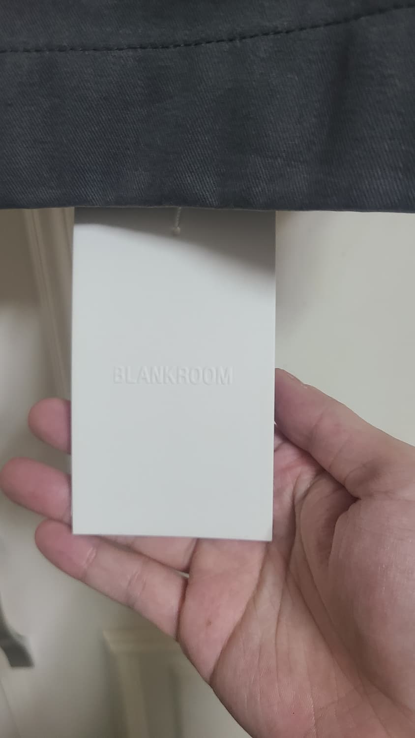 새상품)블랭크룸 다잉 치노 차콜 1사이즈 상품이미지3