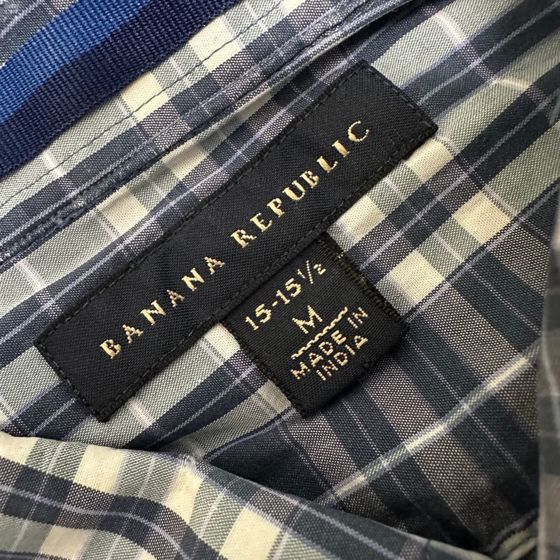 바나나리퍼블릭 체크 셔츠 남방 긴팔티셔츠 M 상품이미지3