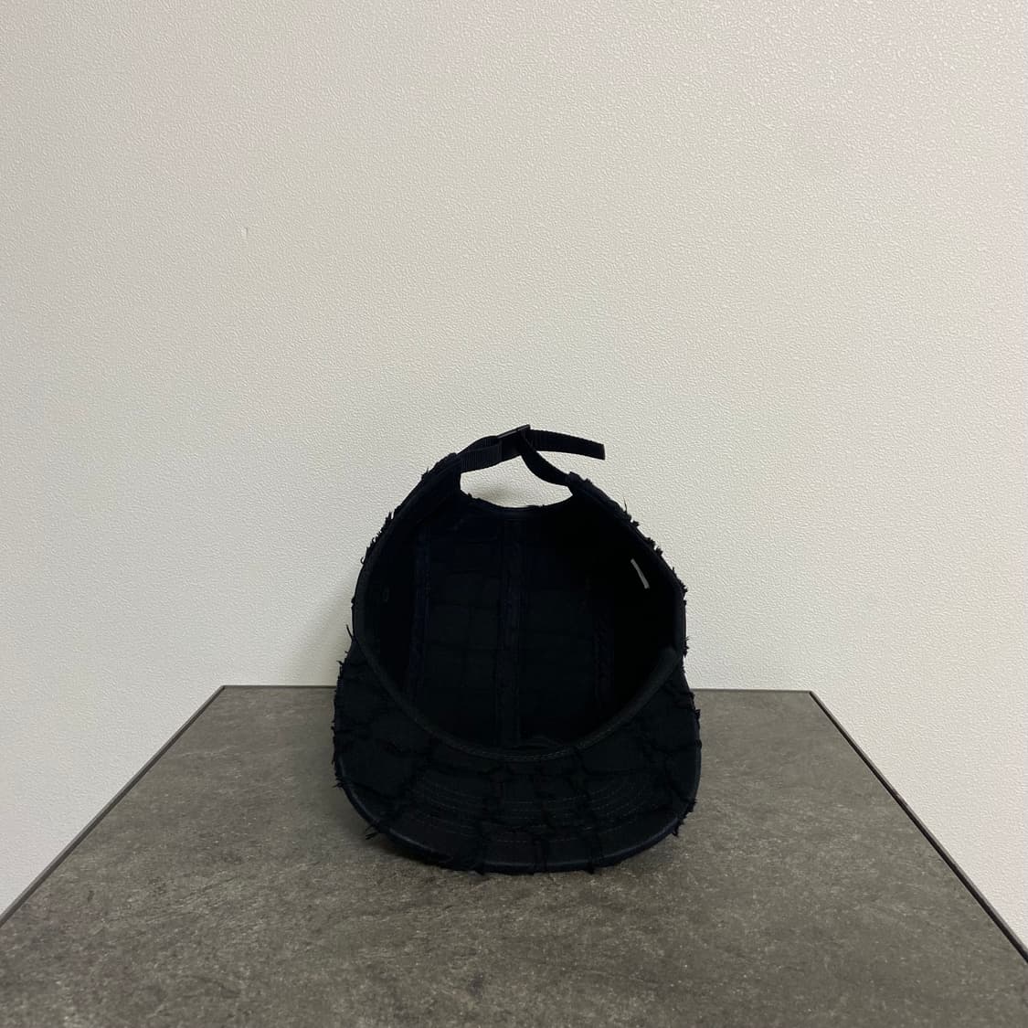 슈프림 프레이드 크록 블랙 박스로고 캠프캡 모자 상품이미지5