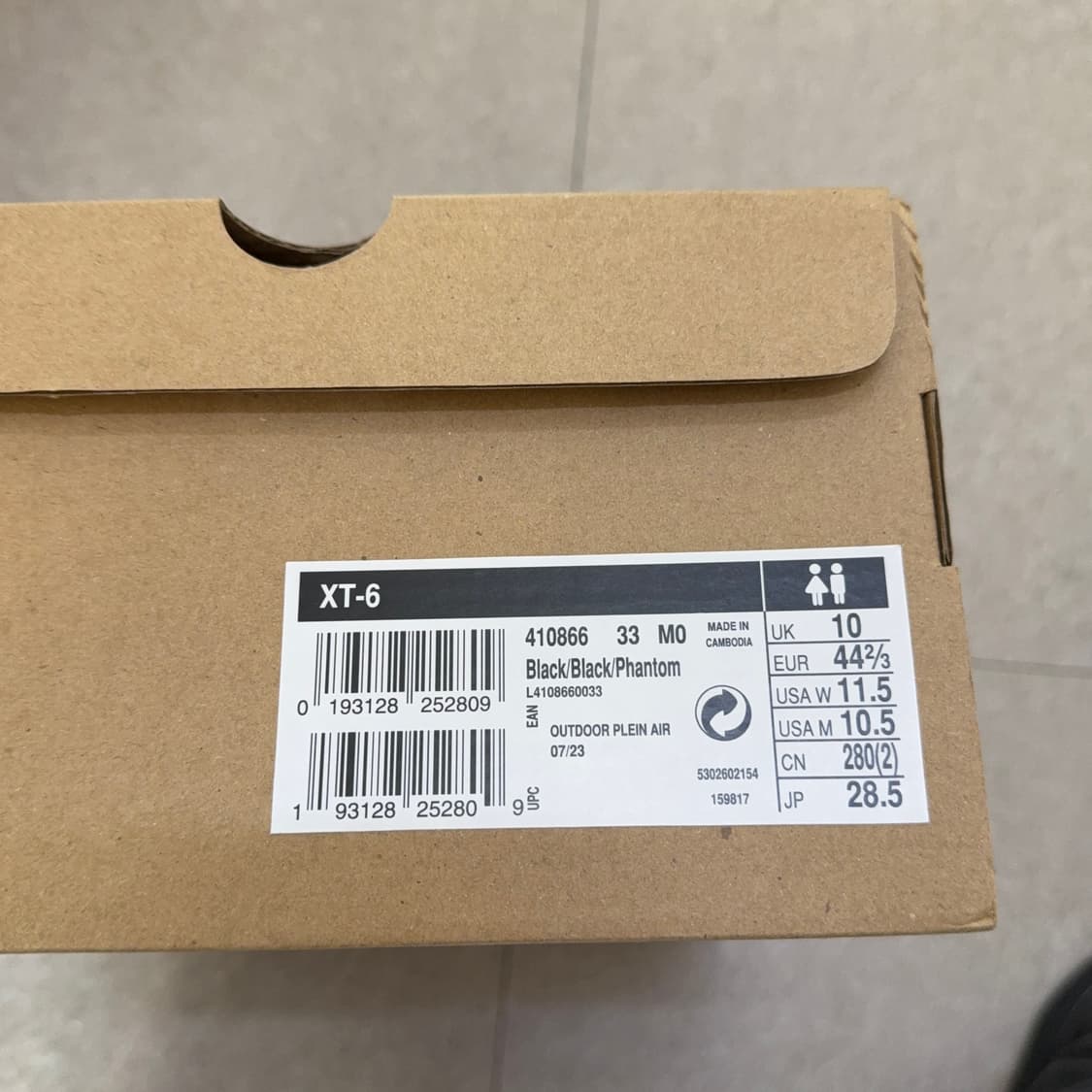 살로몬 xt-6 블랙 285 상품이미지6