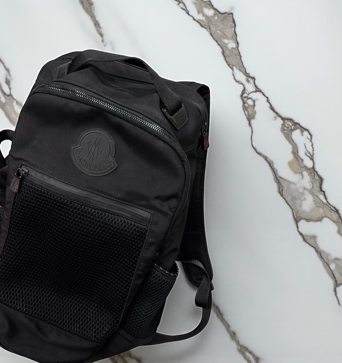 몽클레어 캔버스 메쉬 하이킹 백팩 상품이미지8