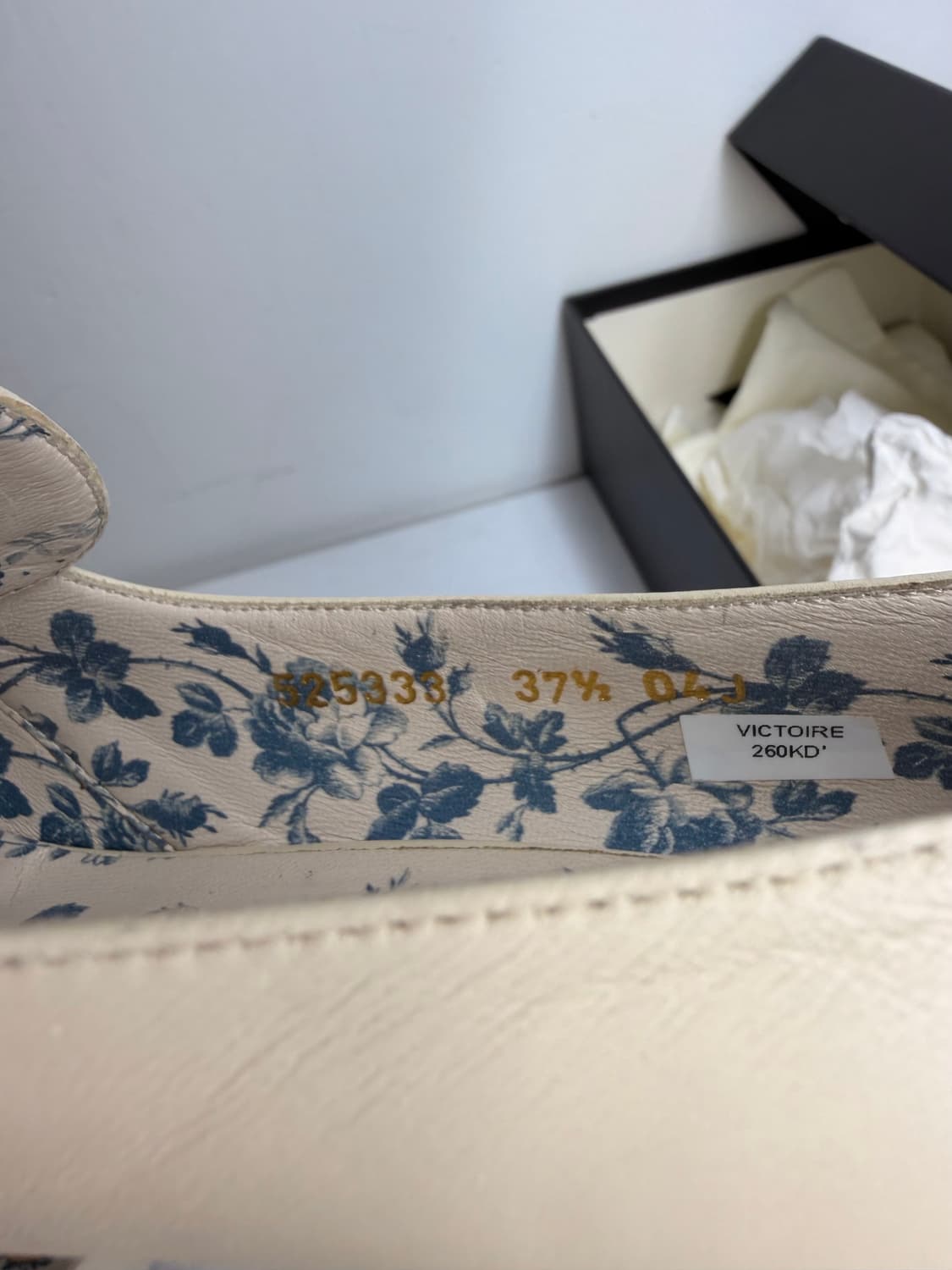 [정품] 구찌 빅토아르 더블 G 미드힐 240cm 상품이미지6