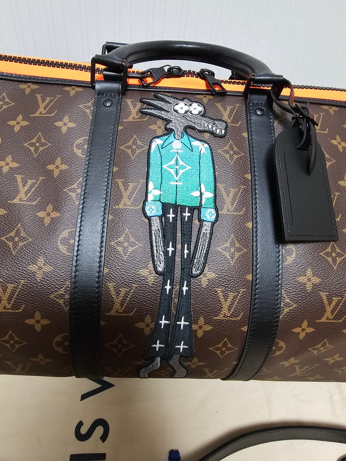 루이비통 버질아블로 한정판 자수 캐릭터 키폴50 (새상품) 상품이미지9