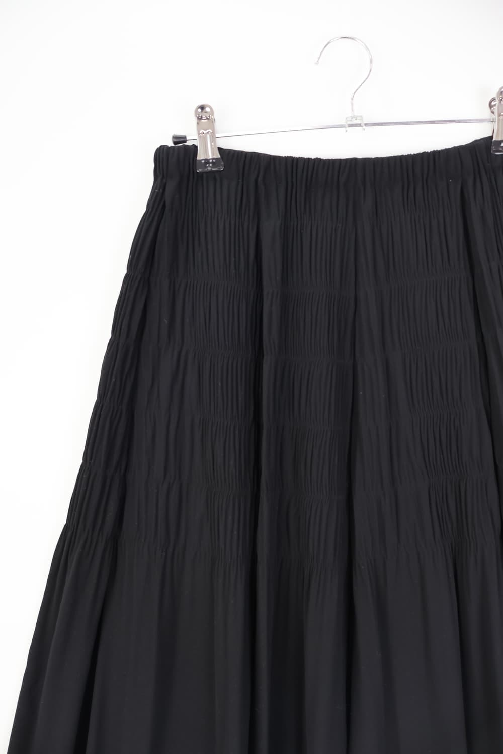 Jpn Black Poly Midi Skirts 상품이미지6