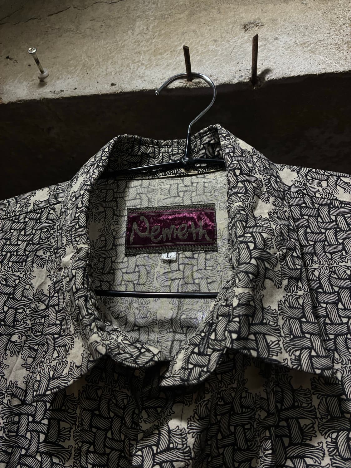 Nemeth 네메스 로프 프린팅 포인트 셔츠 상품이미지2