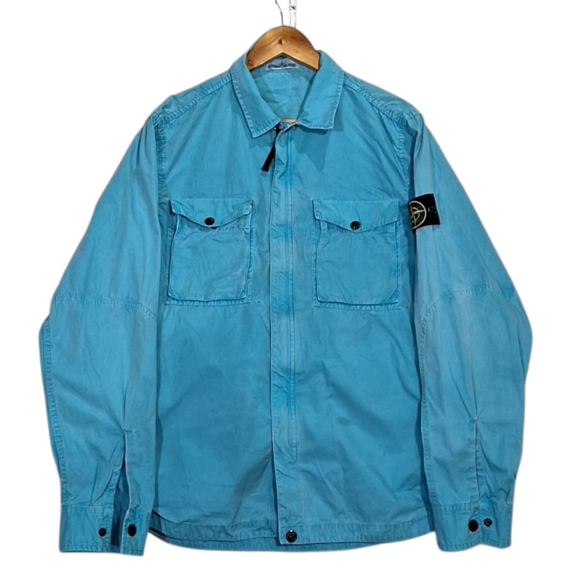 스톤아일랜드 올드이펙트 오버 셔츠 상품이미지1