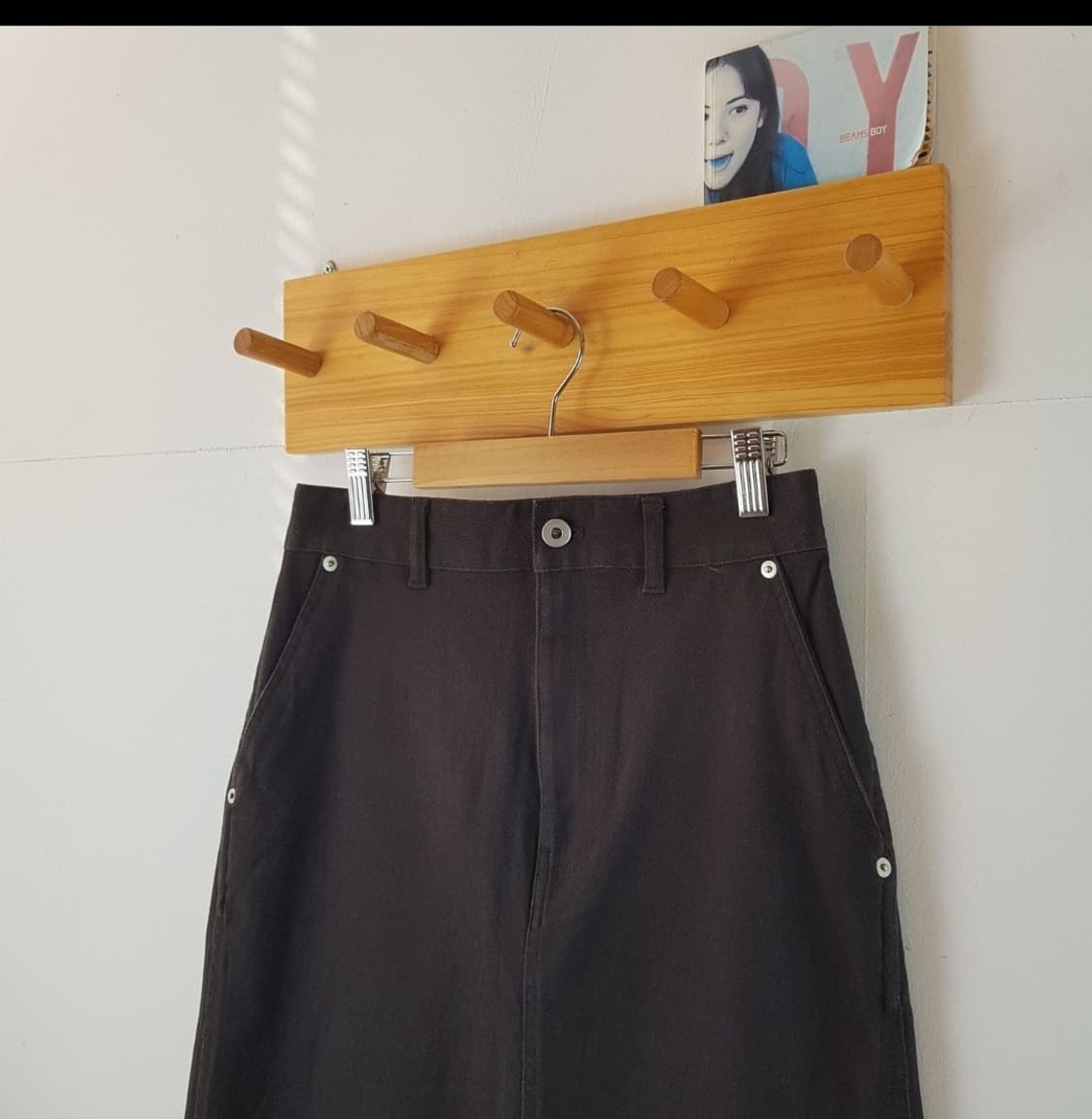 포크앤스푼 프런트 슬릿 스커트 상품이미지5