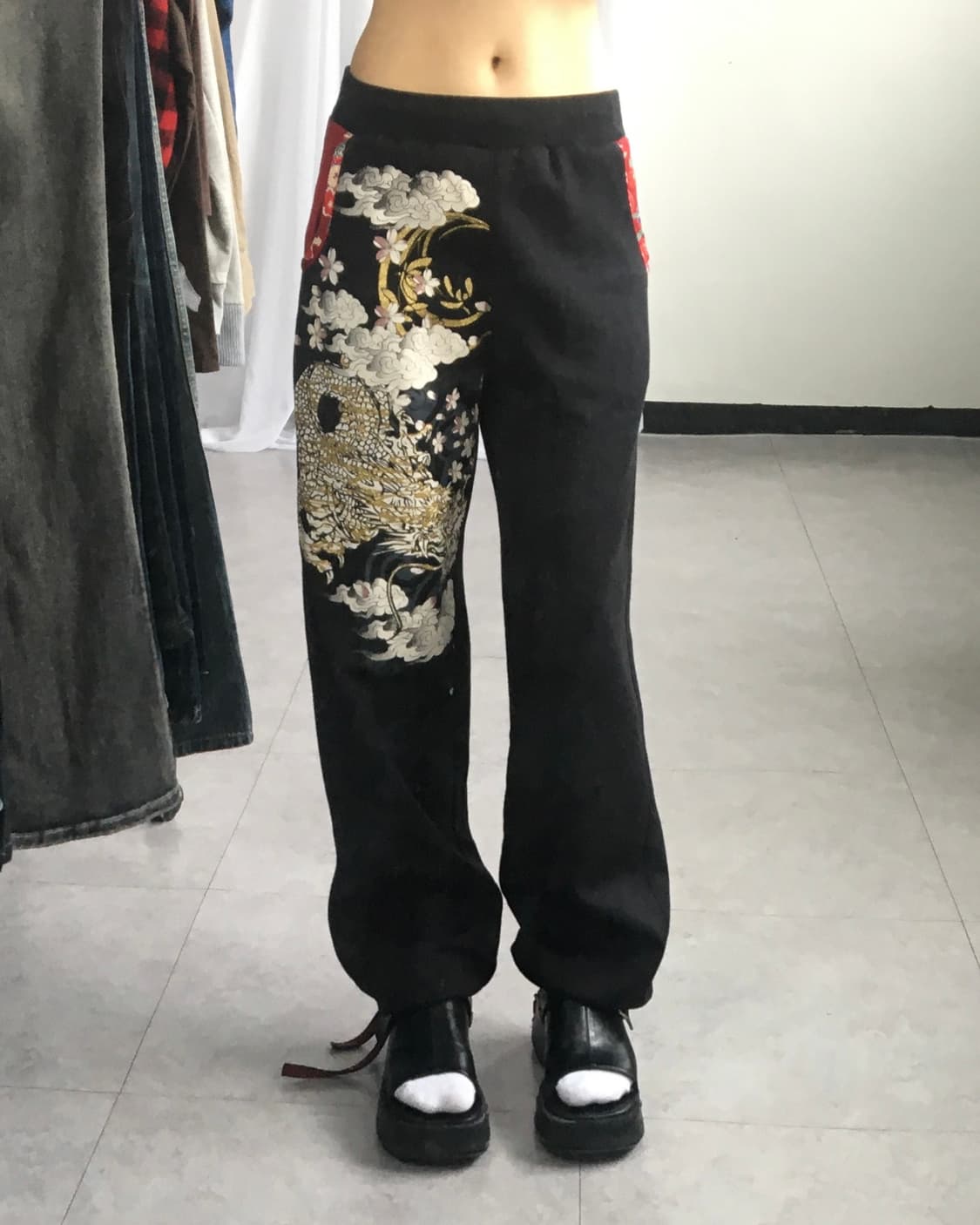 Oriental printing pants 상품이미지1