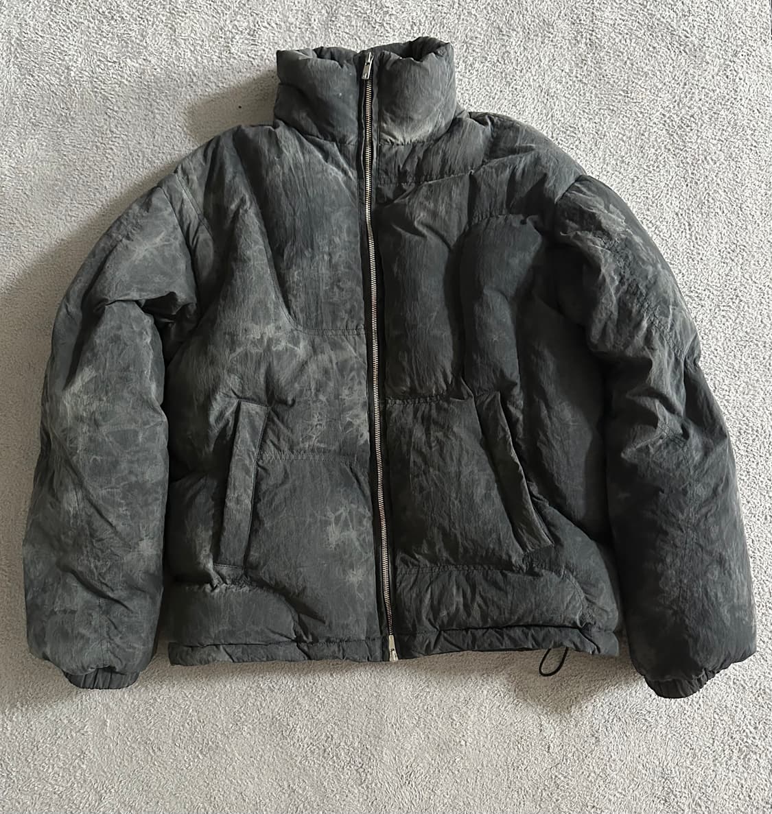 VIVASTUDIO 크링클 워싱 오버핏 다운 상품이미지1