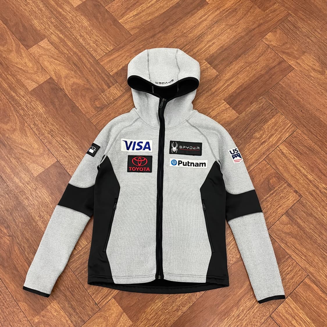 스파이더 US 스키 팀 후드집업 상품이미지1