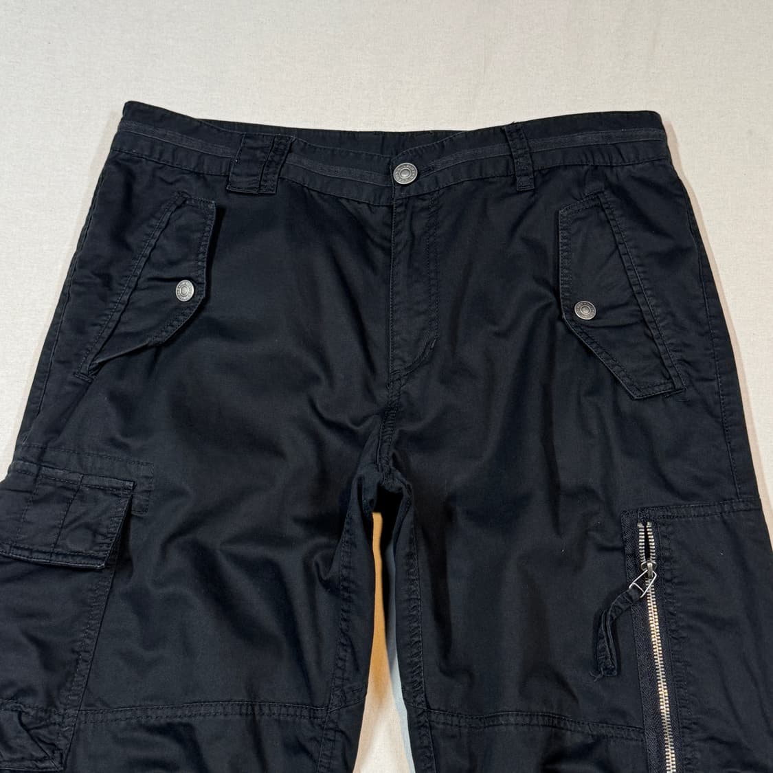 35inch) NII 카고 팬츠 바지 블랙 상품이미지4