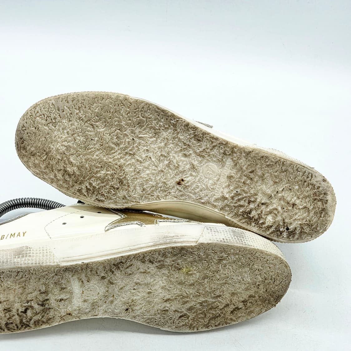 골든구스 우먼스 MAY 화이트/실버 (37) 상품이미지3