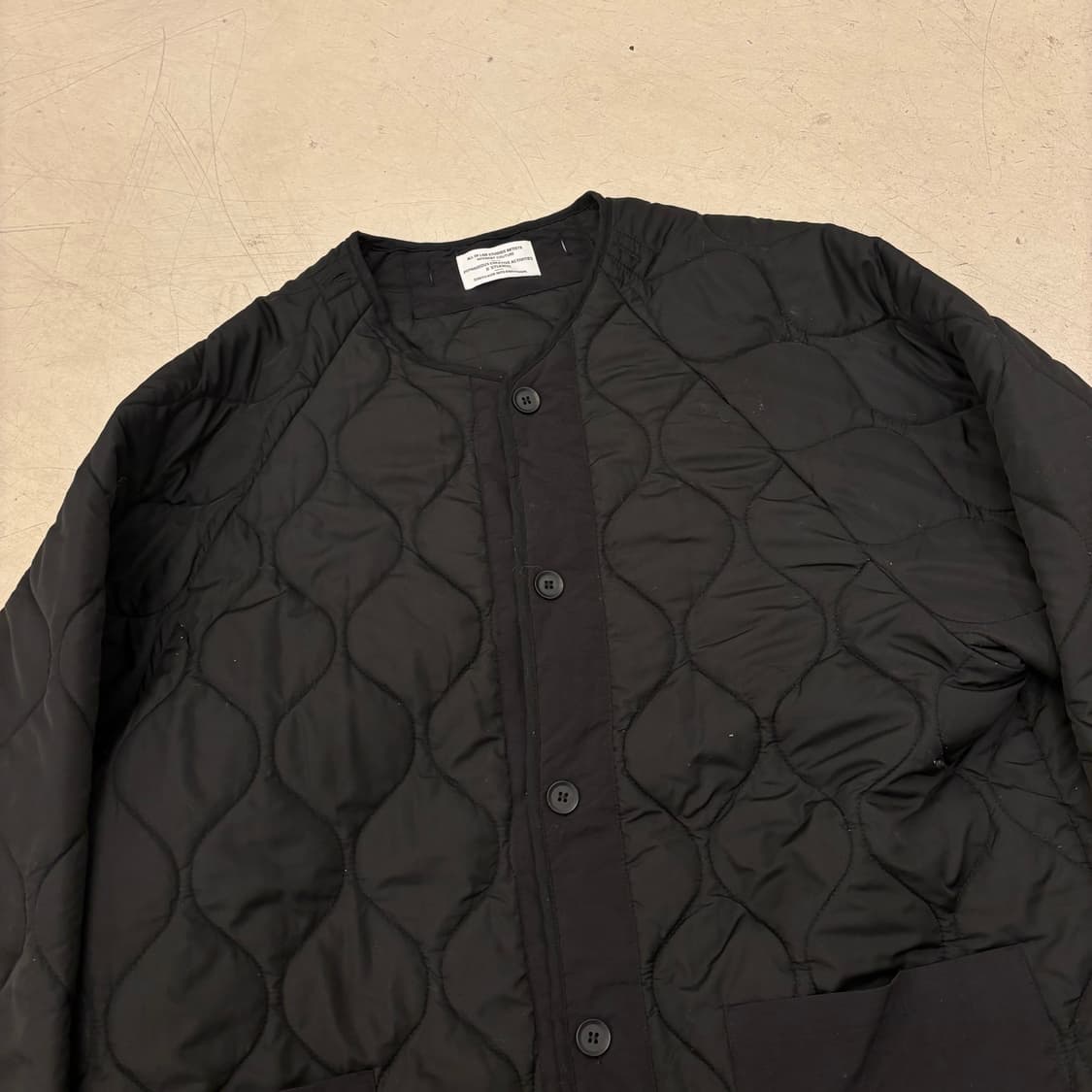 빈티지 블랙 깔깔이 자켓 상품이미지2