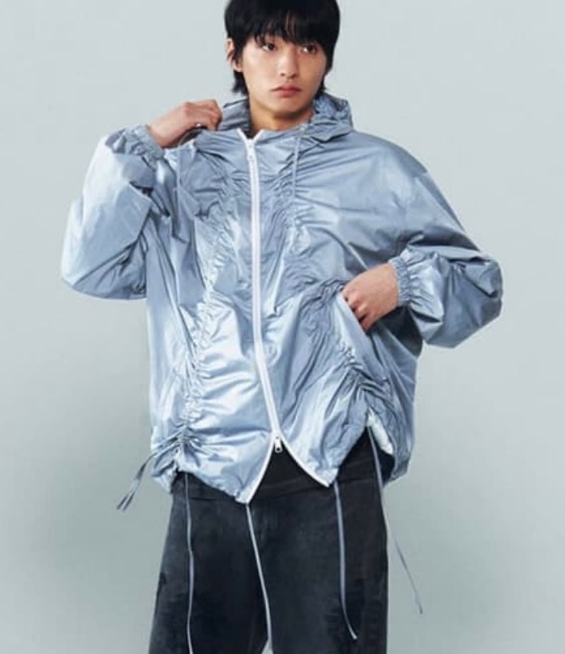 이어스트 eerst 셔링 후드 자켓 상품이미지1