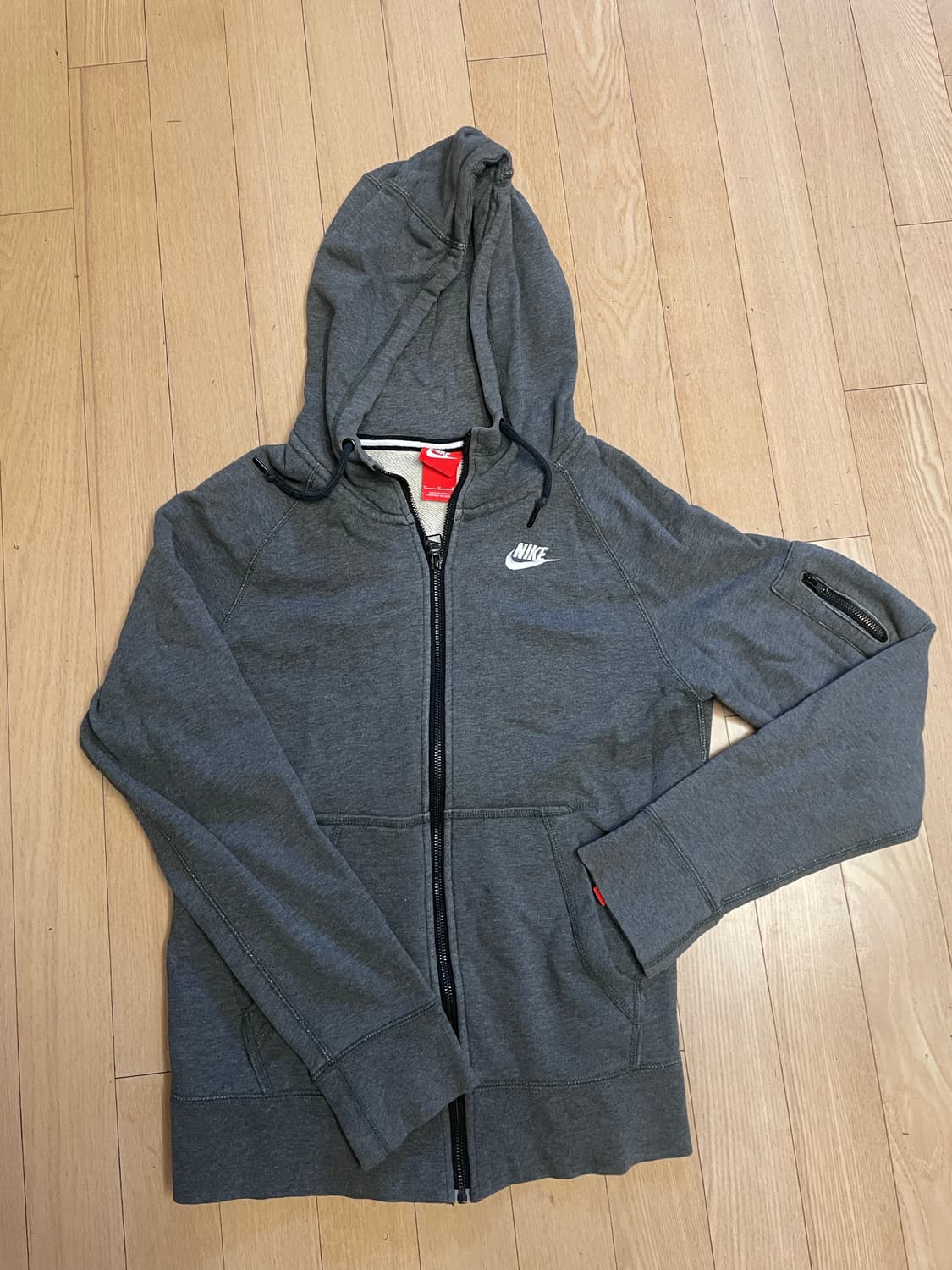 나이키 회색 후드집업 M 상품이미지1