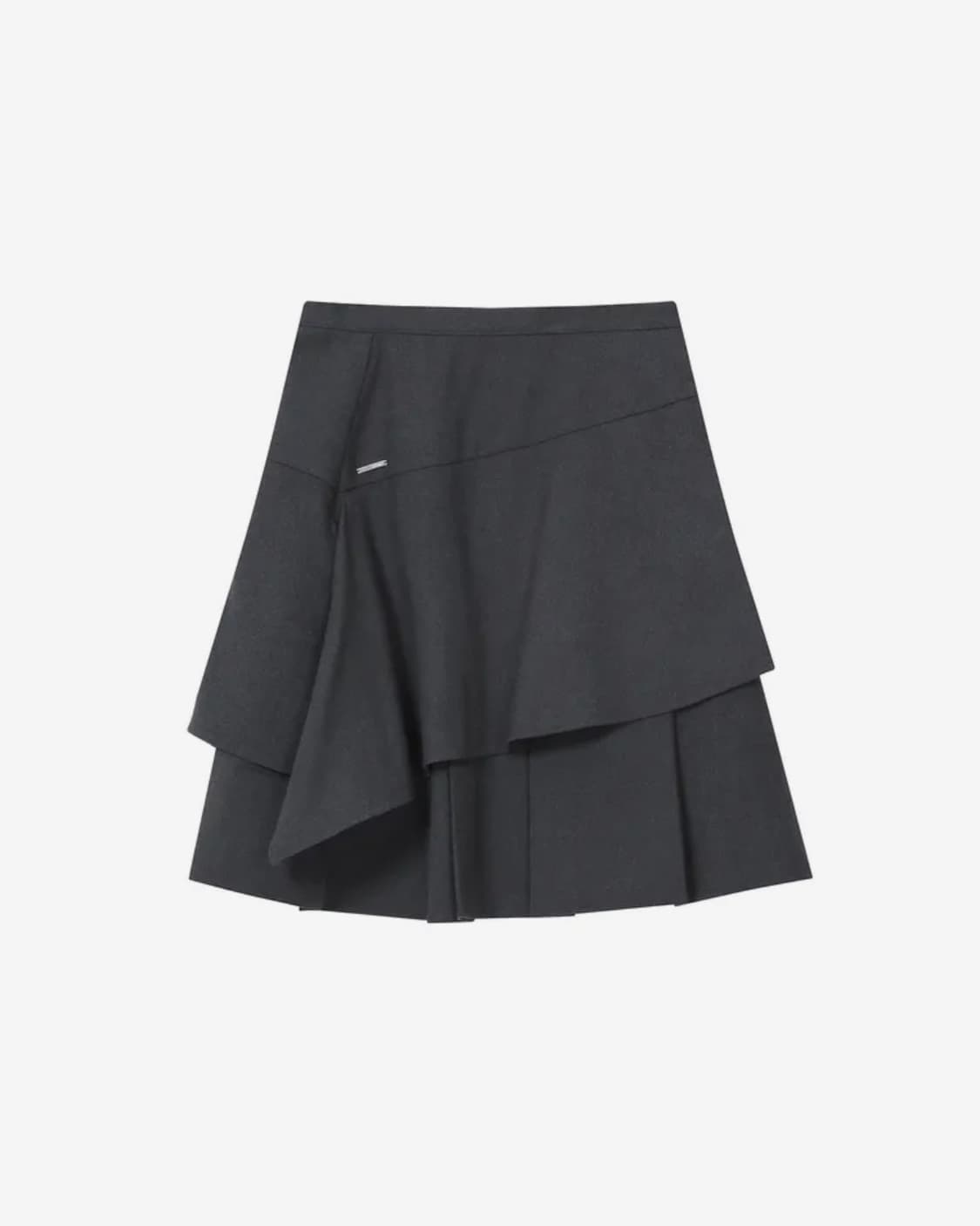 미세키서울 Sei layered midi Skirt CHARCOAL 상품이미지2