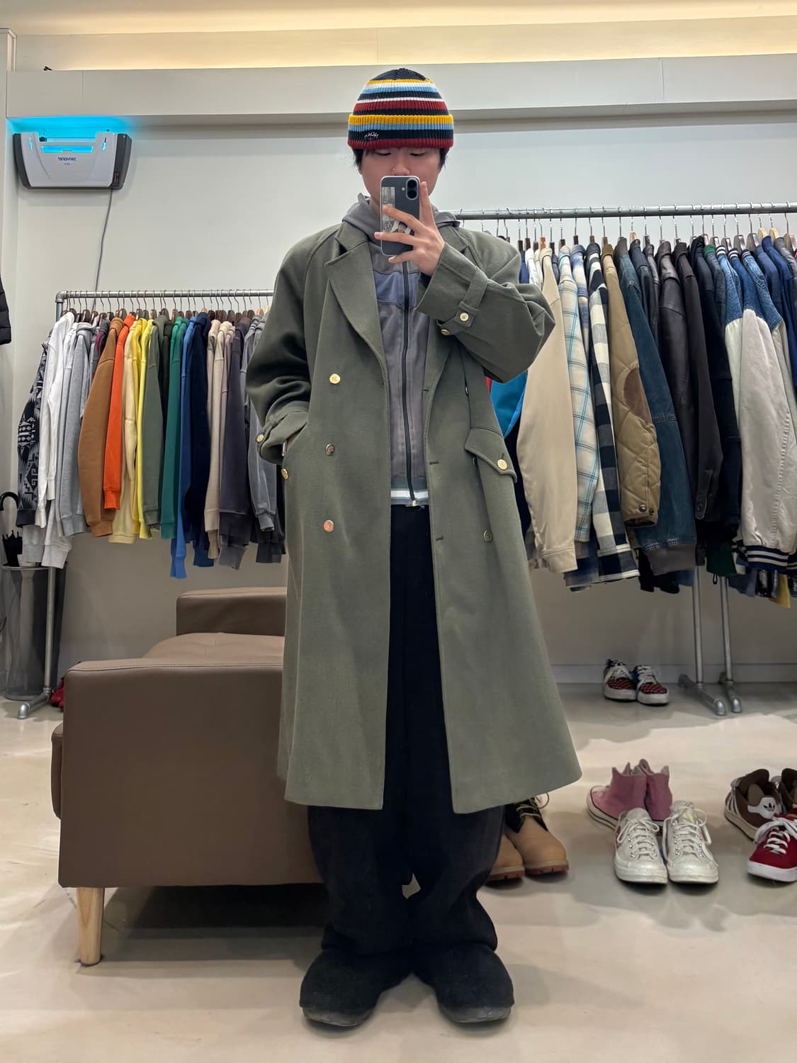 90s 버버리 더블버튼 코트 상품이미지8