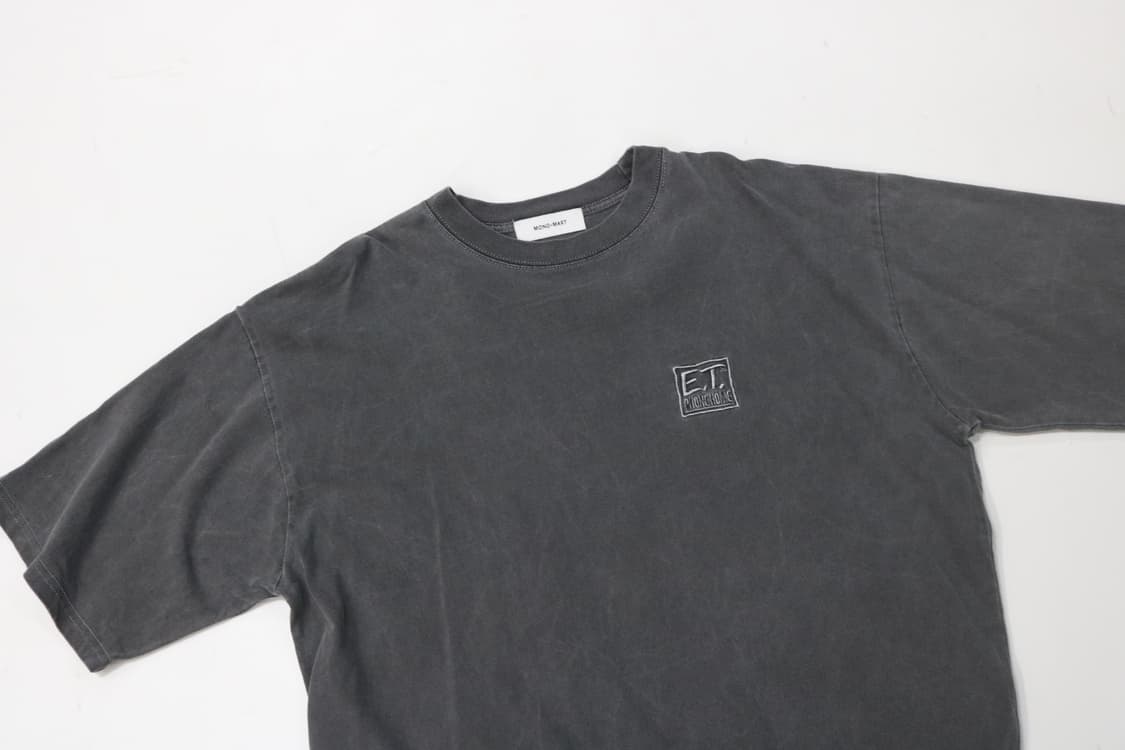 MONO-MART 모노마트 X E.T. 콜라보 빈티지 워싱 반팔티셔츠 상품이미지6