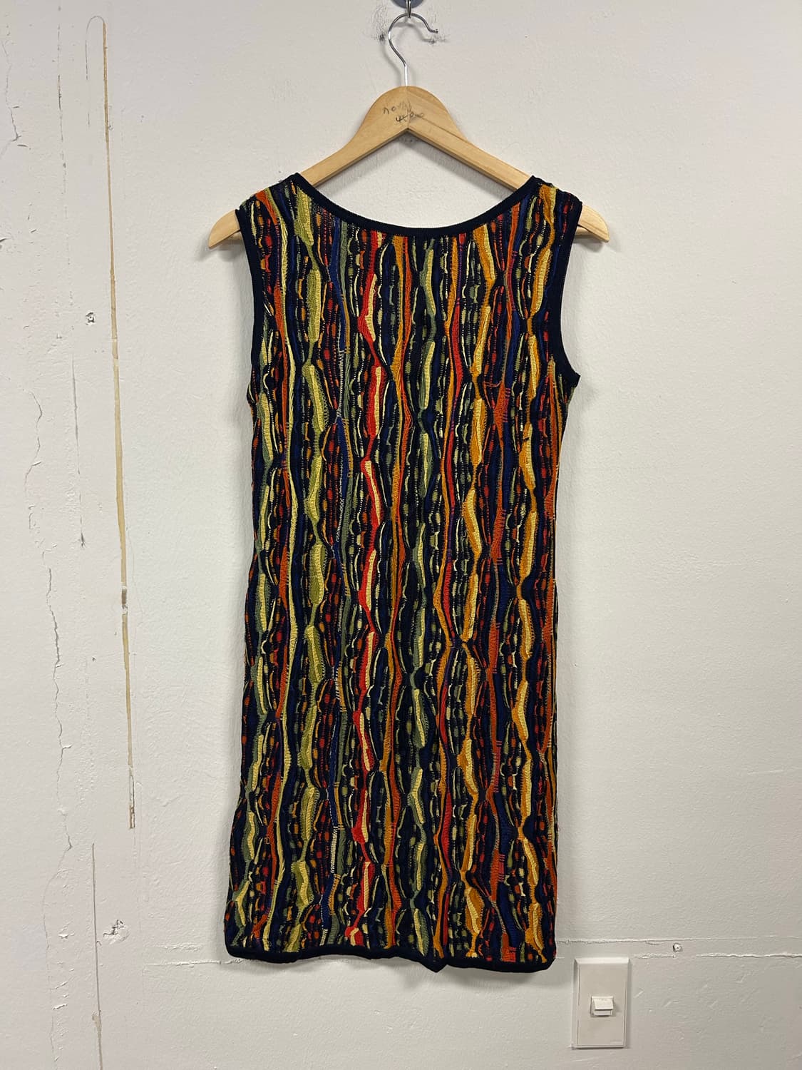 T313-C (L) coogi 멀티 배색 실크 원피스 상품이미지4