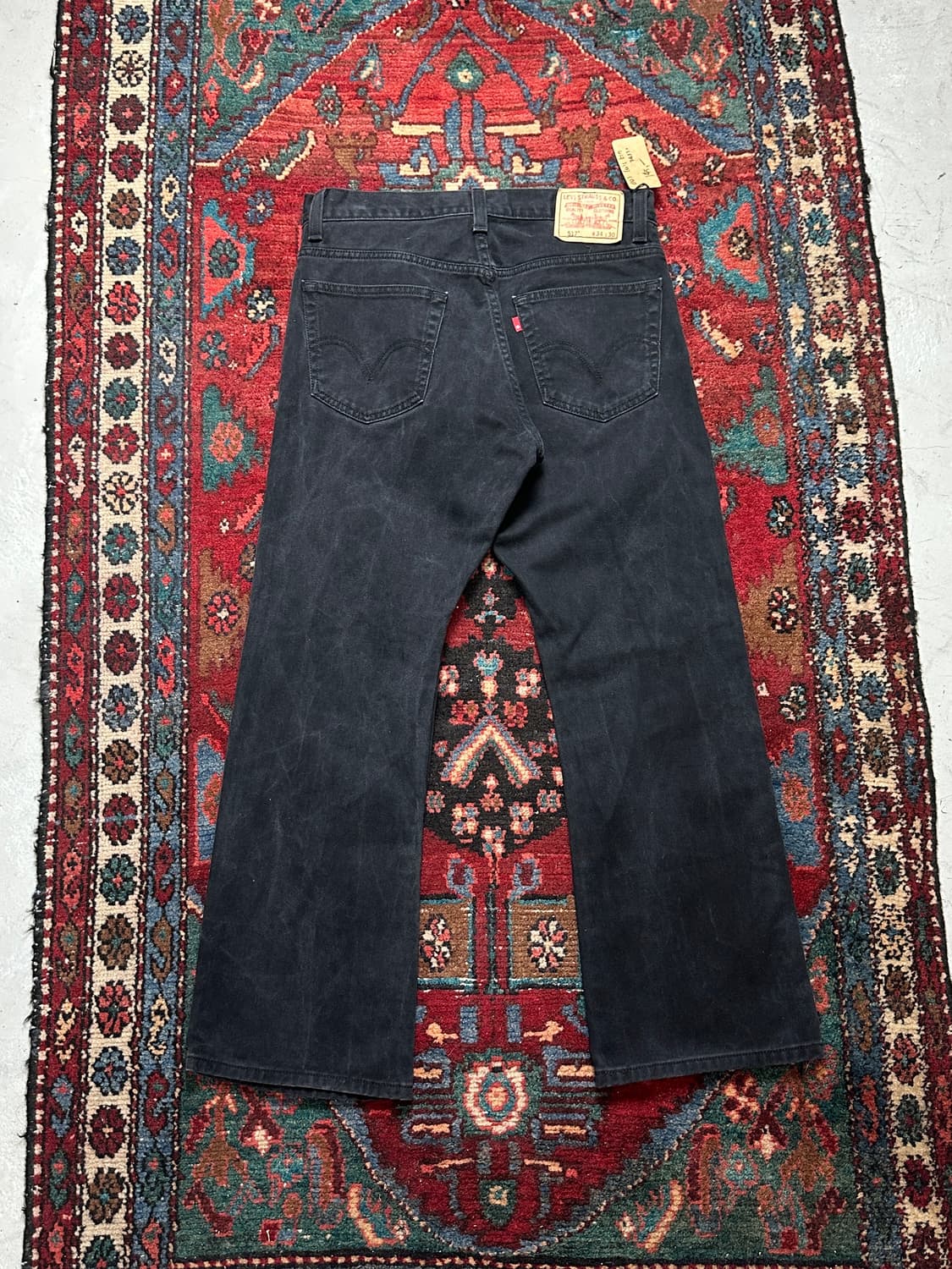 00's 리바이스 517 블랙 부츠컷 플레어진 상품이미지4