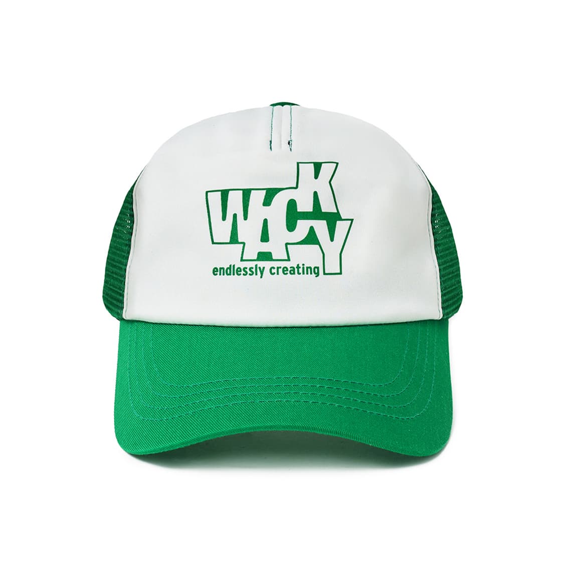 WACKY 웨키 컬러풀 메쉬캡 (그린) 상품이미지1