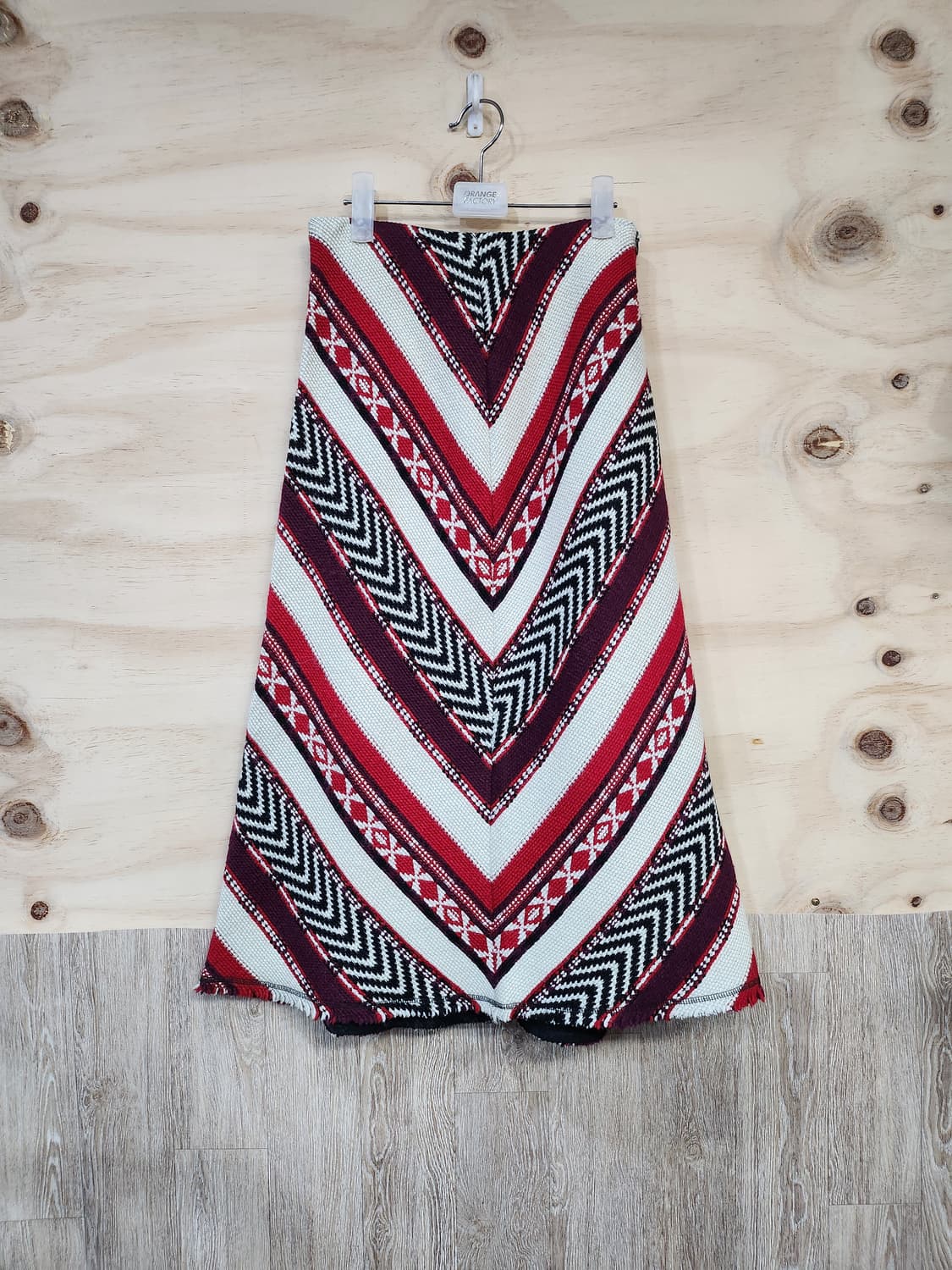 1043) 자라 ZARA 패턴 A라인 롱 스커트 상품이미지1