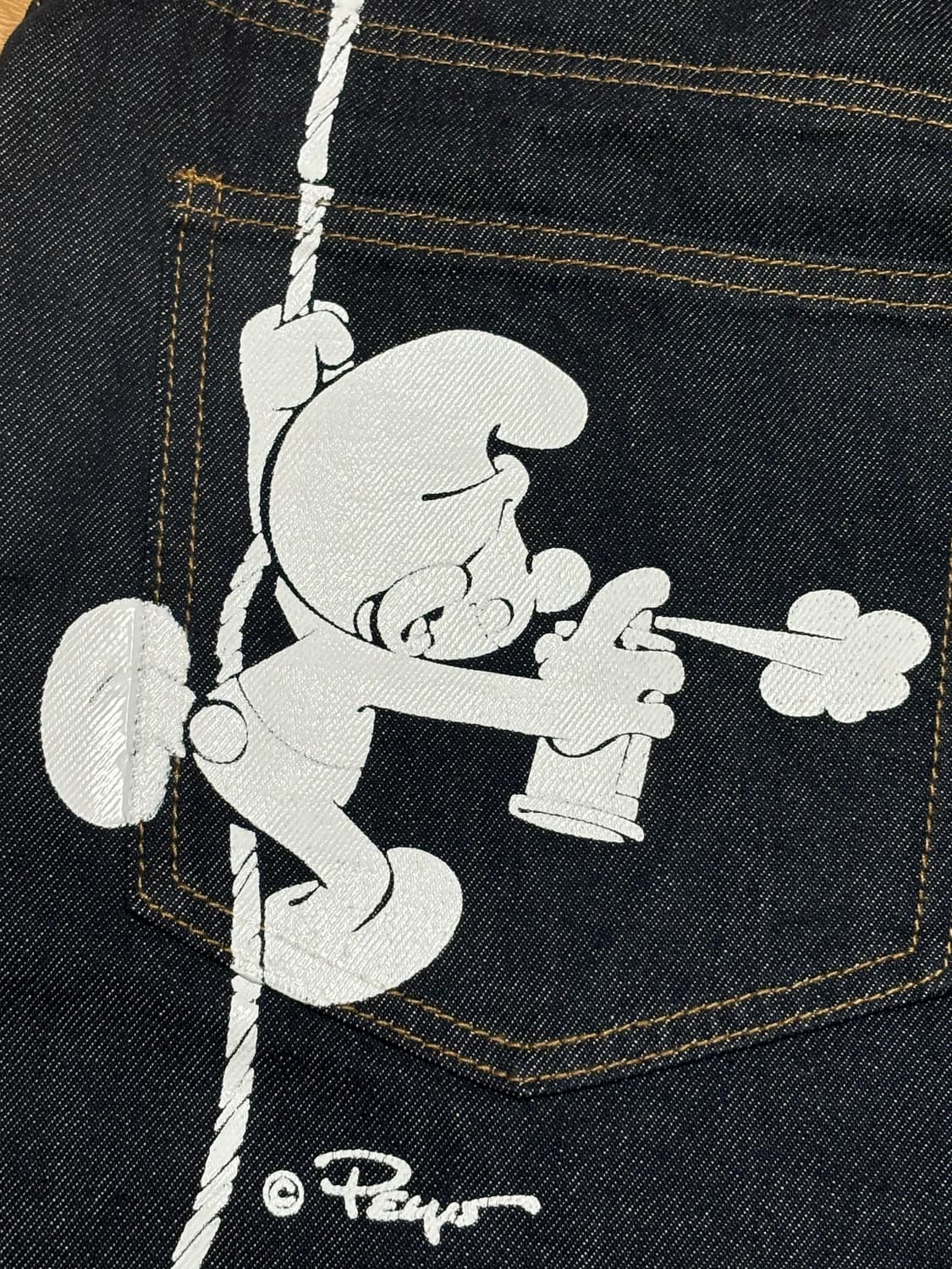 위캔더스 페인팅 반바지 상품이미지3