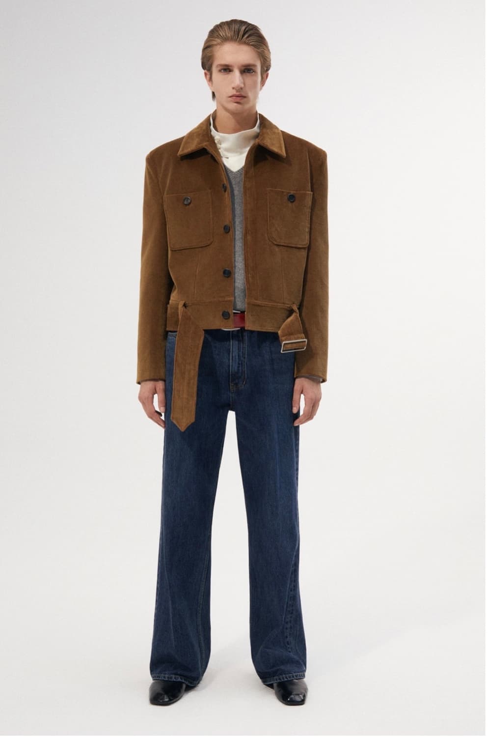 타일레 CALI WASH DENIM TROUSERS OIL BLUE 상품이미지2