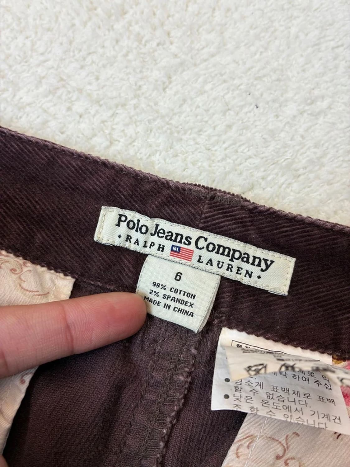 폴로 진스 컴퍼니 00's 스트레이트 코듀로이 팬츠 PN6195 상품이미지9